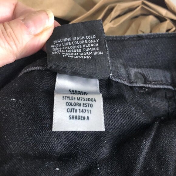 HUDSON Men's Black Sartor Slouchy Skinny Jeans 29 - Picture 11 of 14